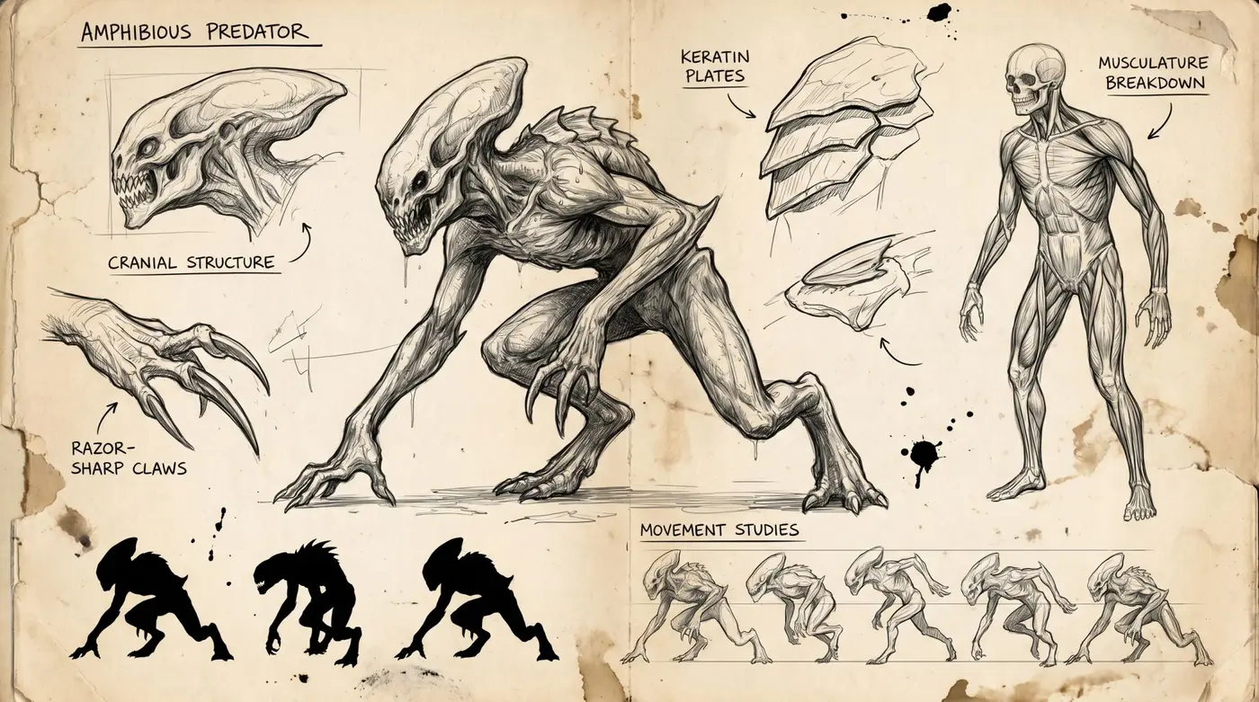 Concept art, characters, and a cinematic storyworld
