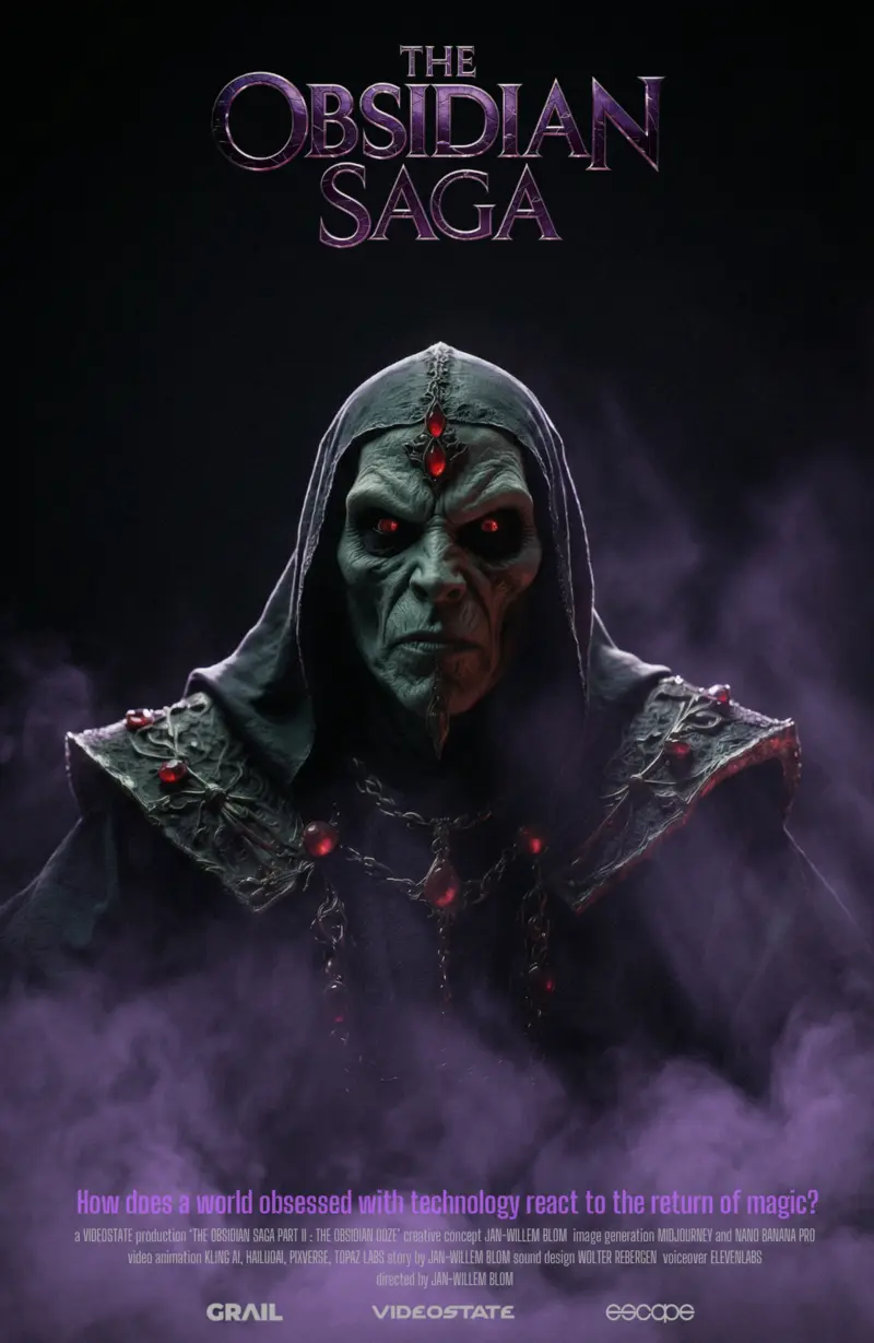 The Obsidian Saga world artwork
