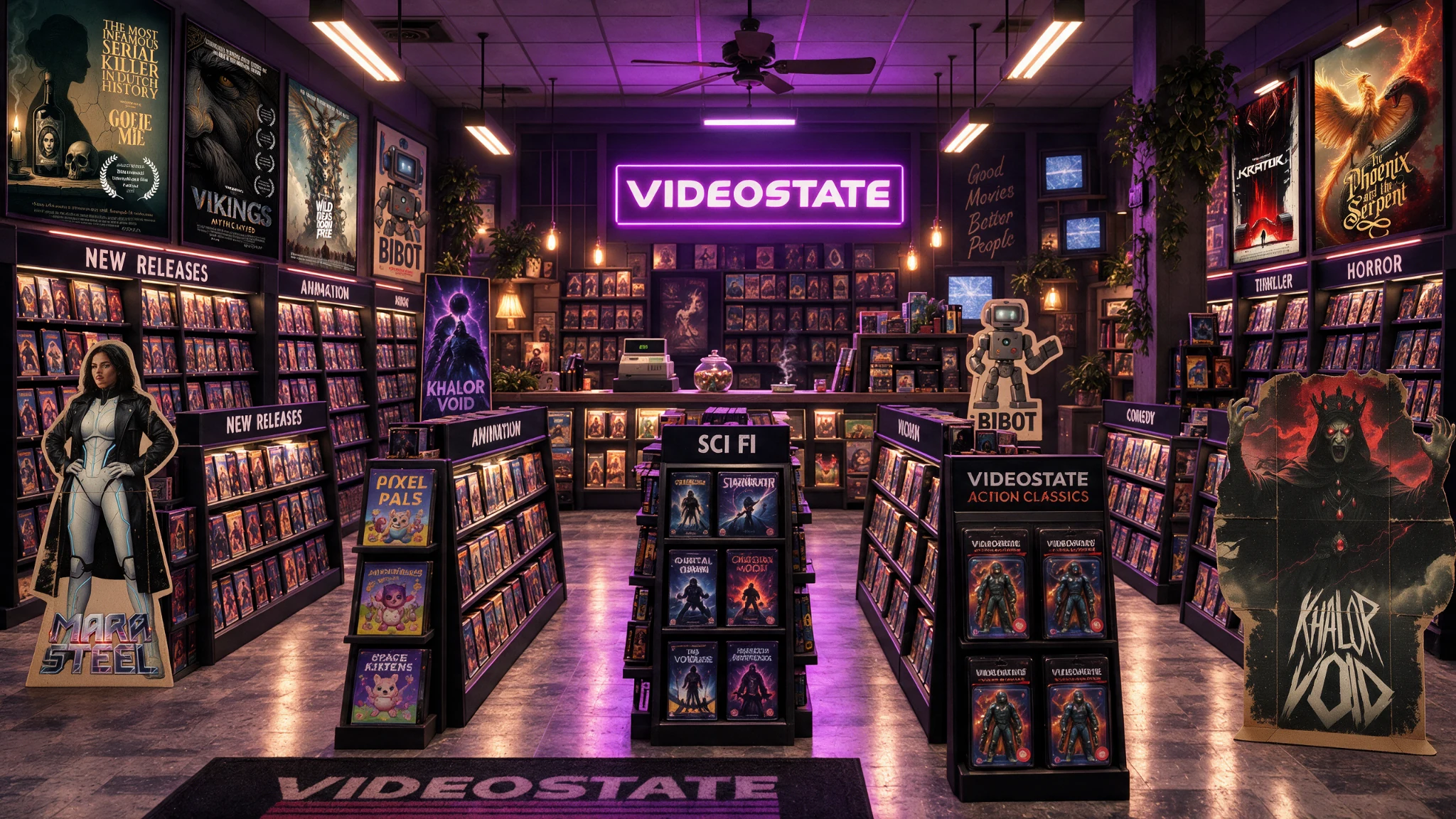 Inside the Videostate videostore